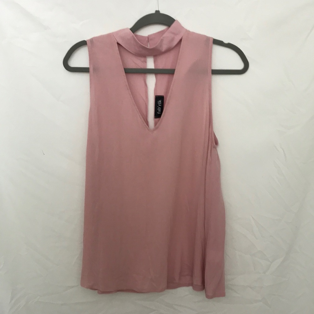 Fab’rik Pink Keyhole Tank